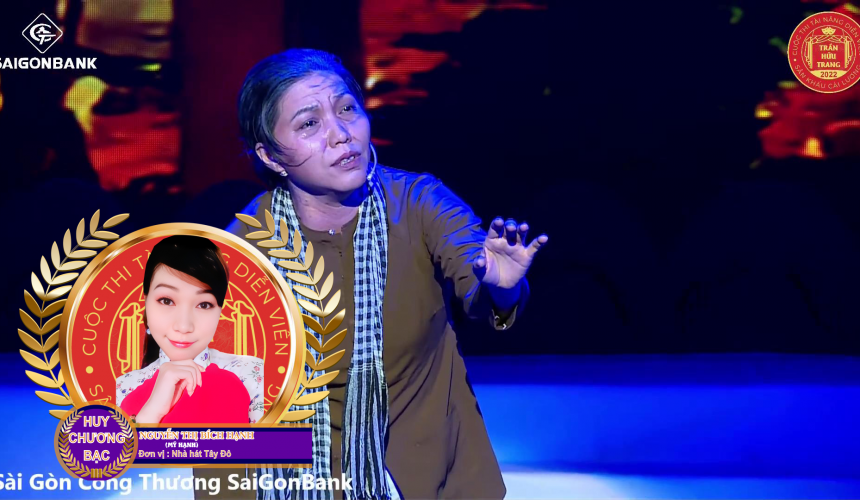 HUY CHƯƠNG BẠC CUỘC THI TÀI NĂNG SÂN KHẤU CẢI LƯƠNG TRẦN HỮU TRANG 2022 NS MỸ HẠNH