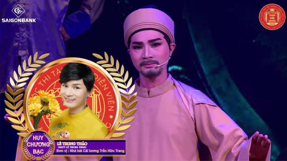 03 LE TRUNG THAO HUY CHƯƠNG BẠC CUỘC THI TÀI NĂNG DIỄN VIÊN SÂN KHẤU CẢI LƯƠNG TRẦN HỮU TRANG 2022 NSƯT LÊ TRUNG THẢO