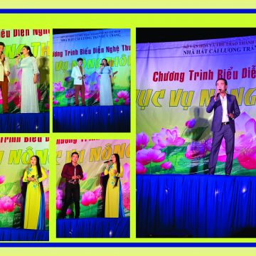 Một số hình ảnh biểu diễn phục vụ CHƯƠNG TRÌNH NÔNG THÔN MỚI tại xã Tân Kiên, Huyện Bình Chánh của Đoàn 1 Nhà hát Cải lương Trần Hữu Trang Tối 16/12/2022: