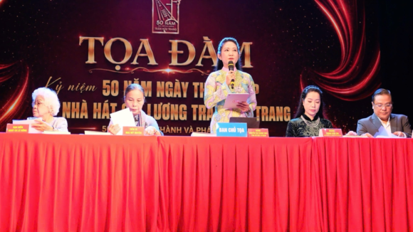 hnh dai dien Toa Dam b Tọa đàm “Nhà hát Cải lương Trần Hữu Trang: Năm mươi năm hình thành và phát triển”