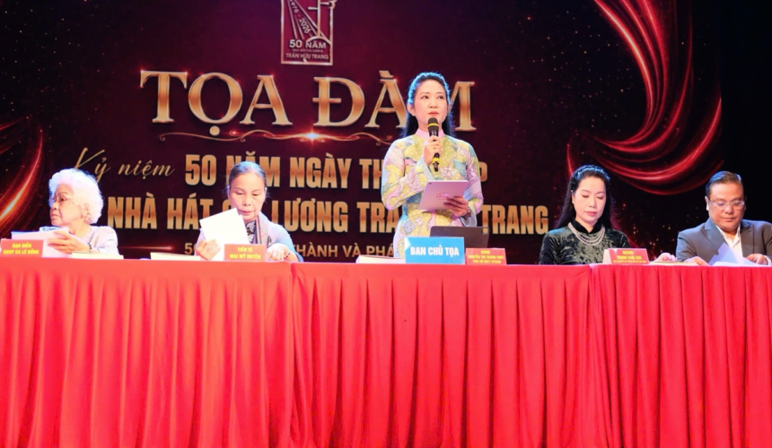 hnh dai dien Toa Dam b Tọa đàm “Nhà hát Cải lương Trần Hữu Trang: Năm mươi năm hình thành và phát triển”